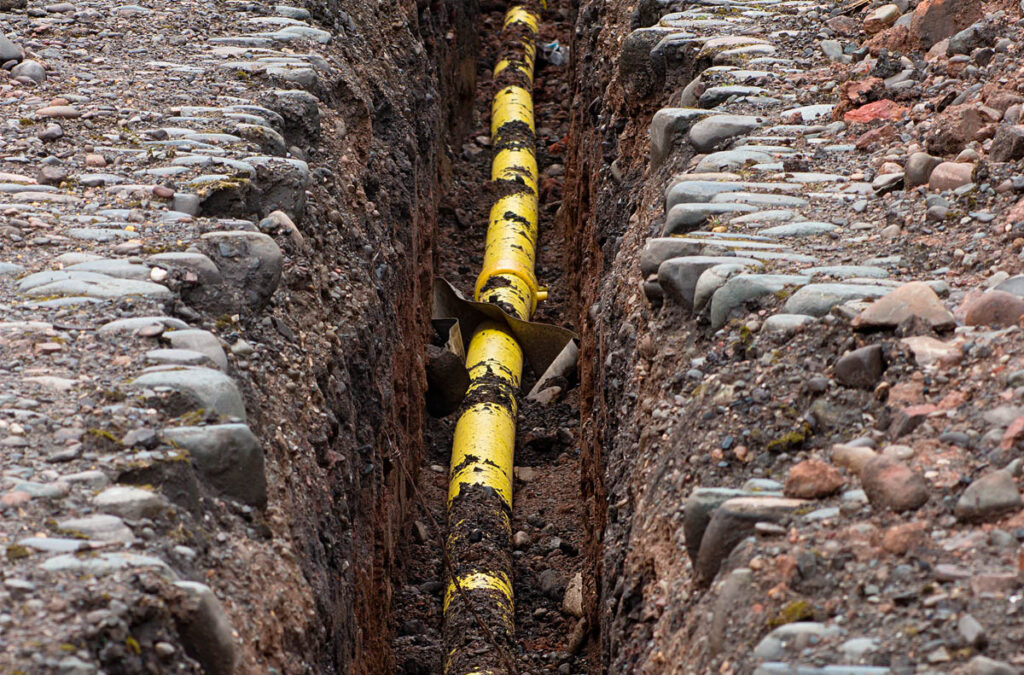 gas pipe line 